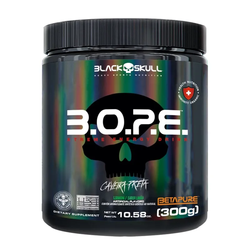 B.o.p.e. Pré-Treino Black Skull 300g