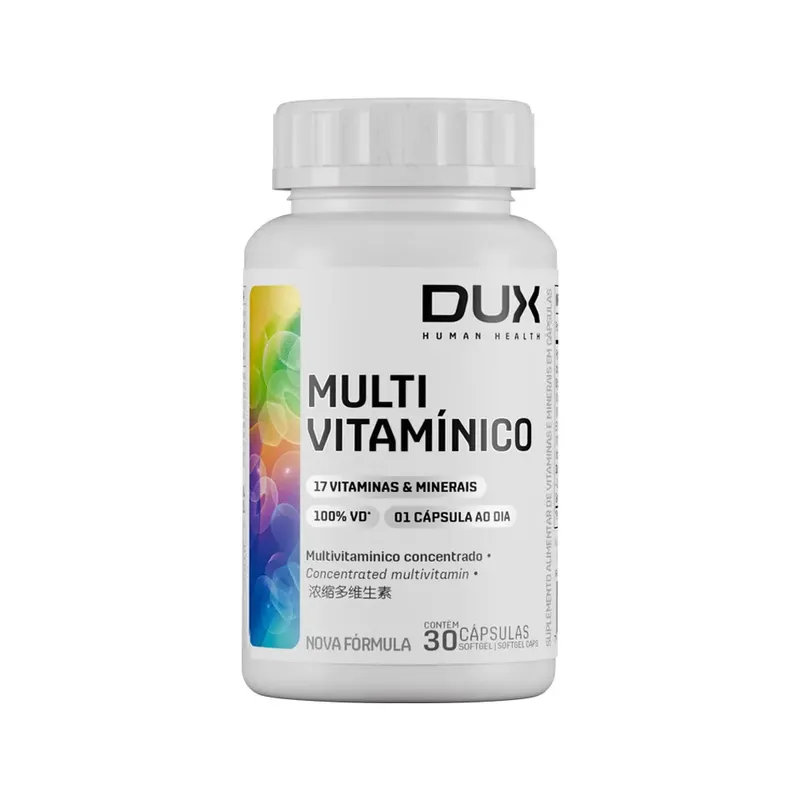 Multivitaminico 30 Cápsulas Dux Nutrition