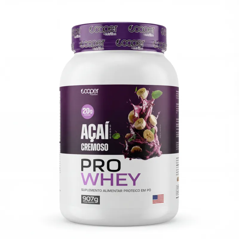 Pro Whey Açaí Cremoso Cooper Nutrition 907g