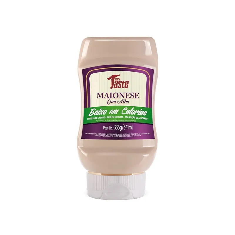 Maionese com Alho 335g/341ml Mrs. Taste