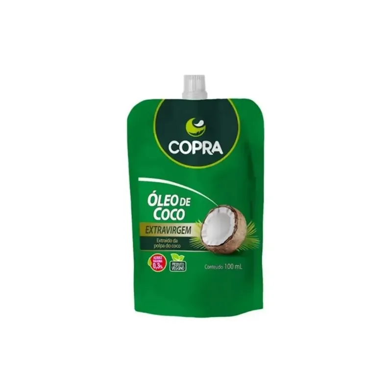 Óleo de Coco Copra Extra Virgem 100ml Praticidade e Qualidade Premium!