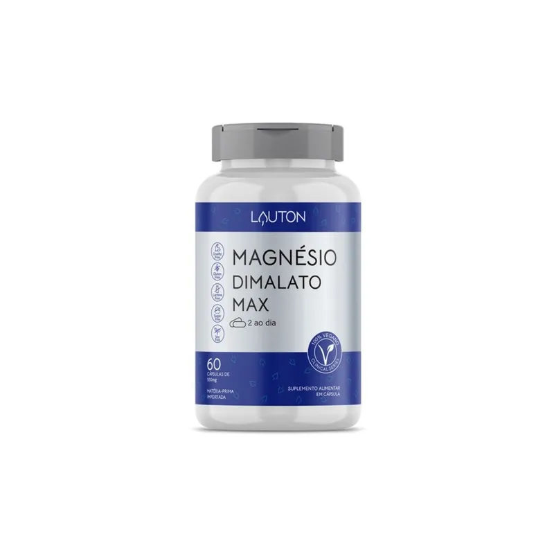 Magnésio Dimalato 150mg 60caps Lauton