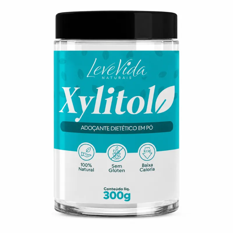 Adoçante Xilitol 100% Puro 300g Absolut Leve Vida