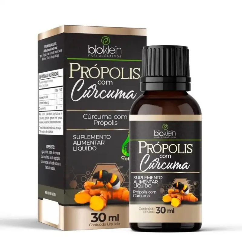 Própolis com Cúrcuma 30ml Bioklein