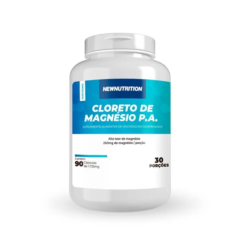 Cloreto de Magnesio P.a 90 Cápsulas New Nutrition