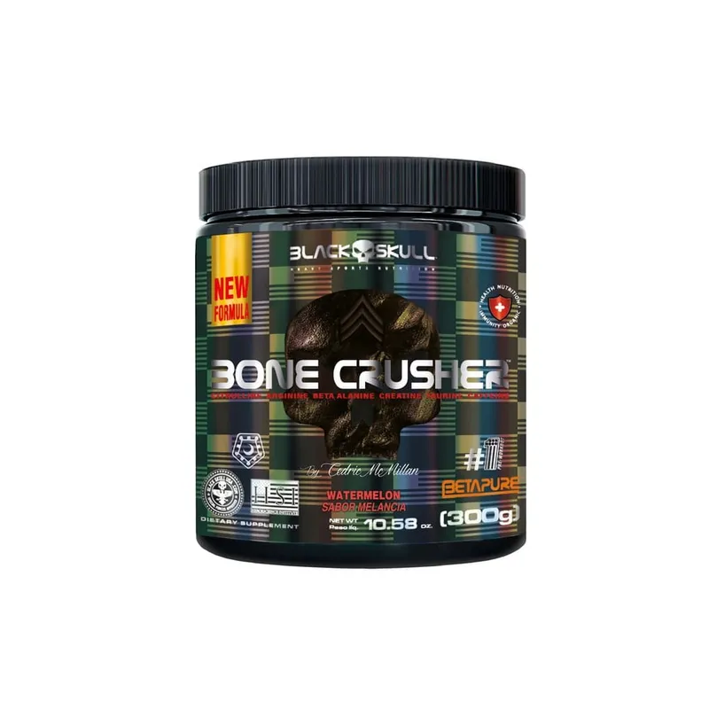 Bone Crusher 300g Black Skull