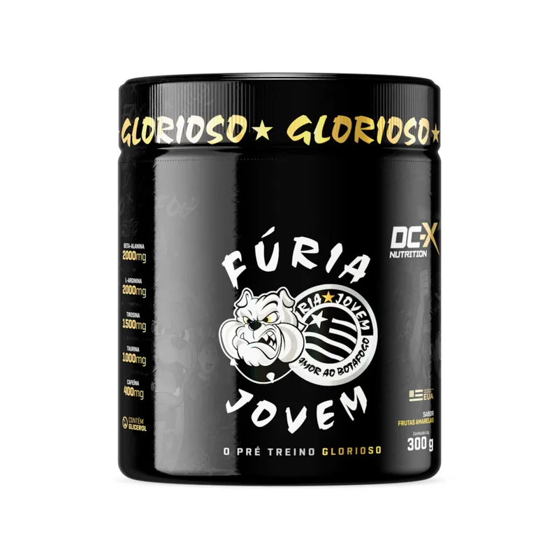 Fúria Jovem Pré-Treino 300g DCX Nutrition