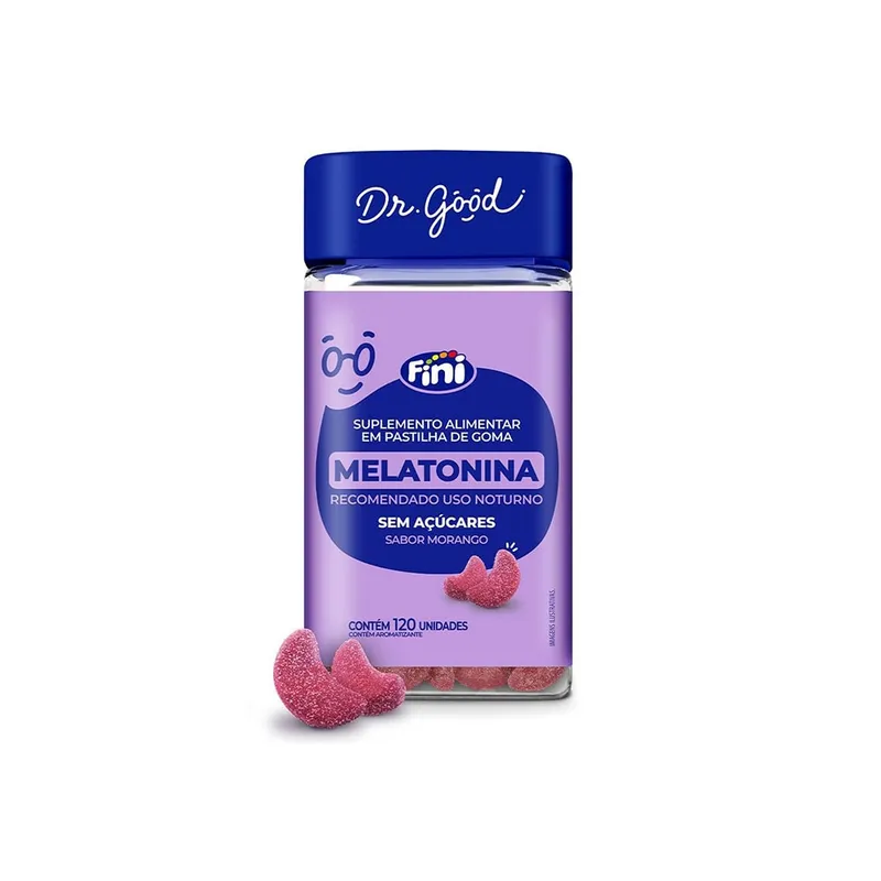 Melatonina Fini Dr. Good 120 Gomas 0,21mg por Gomas