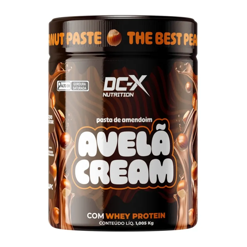 Pasta de Amendoim Gourmet 1kg Avelã DCX Nutrition
