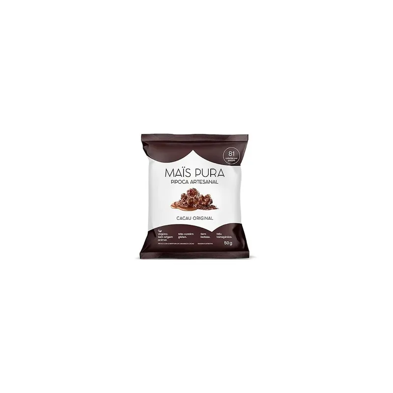 Pipoca Artesanal 50g Mais Pura