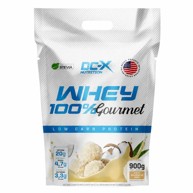 Whey 100% Gourmet 900g Refil DCX Nutrition