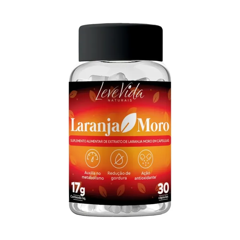 Laranja Moro 30 Cápsulas Leve Vida