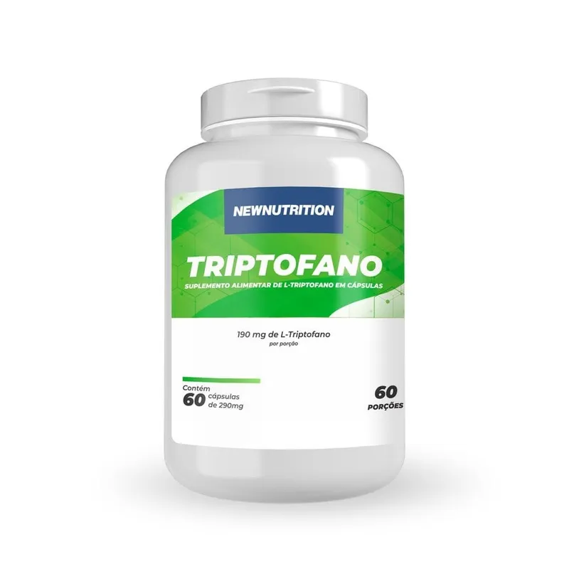 Triptofano 60 Cápsulas New Nutrition