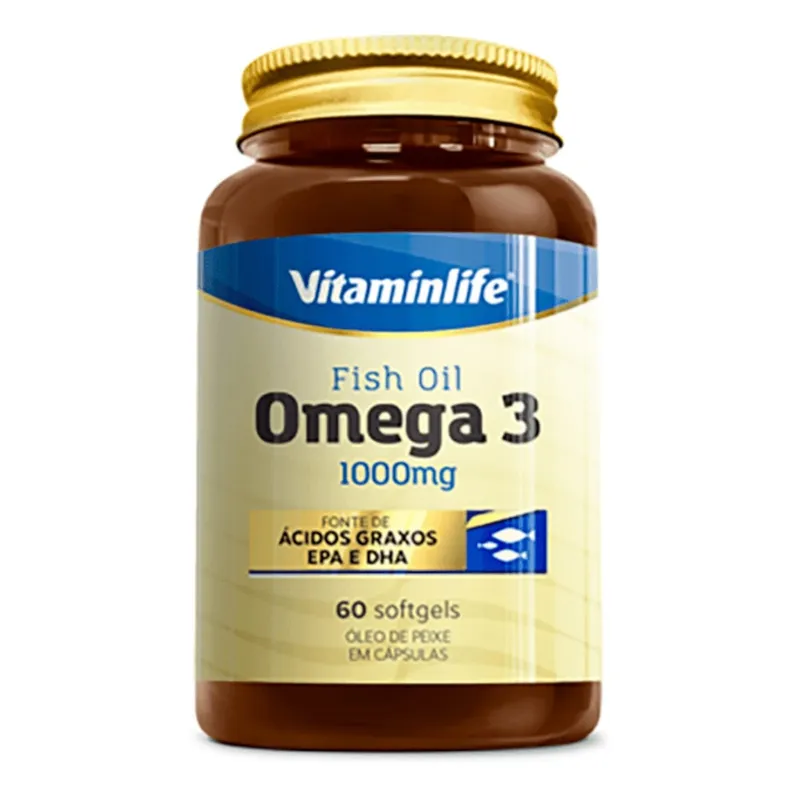 Ômega 3 1000mg VitaminLife 60 Cápsulas