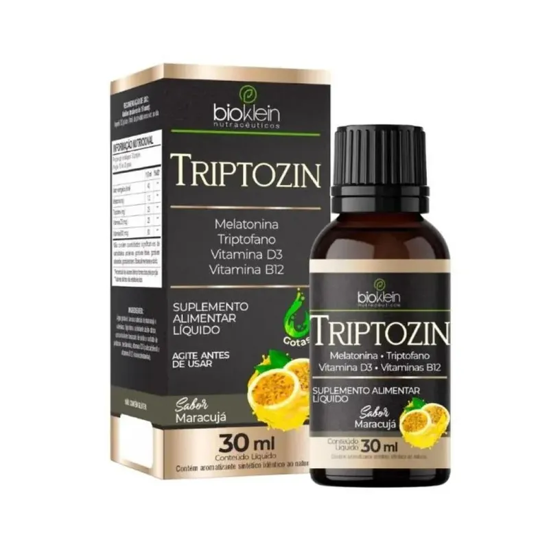 Triptozin Melatonina, Tiptofano, Vitamina D3 e B12 30ml Bioklein