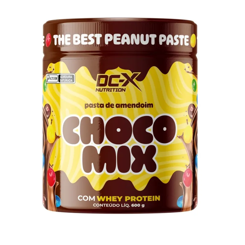 Pasta de Amendoim Gourmet 600g Chocomix DCX Nutrition