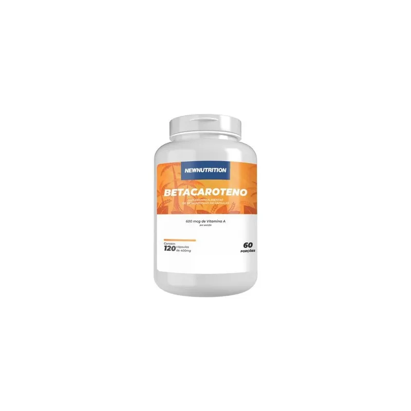 Betacaroneto 600mg 120 Cápsulas New Nutrition