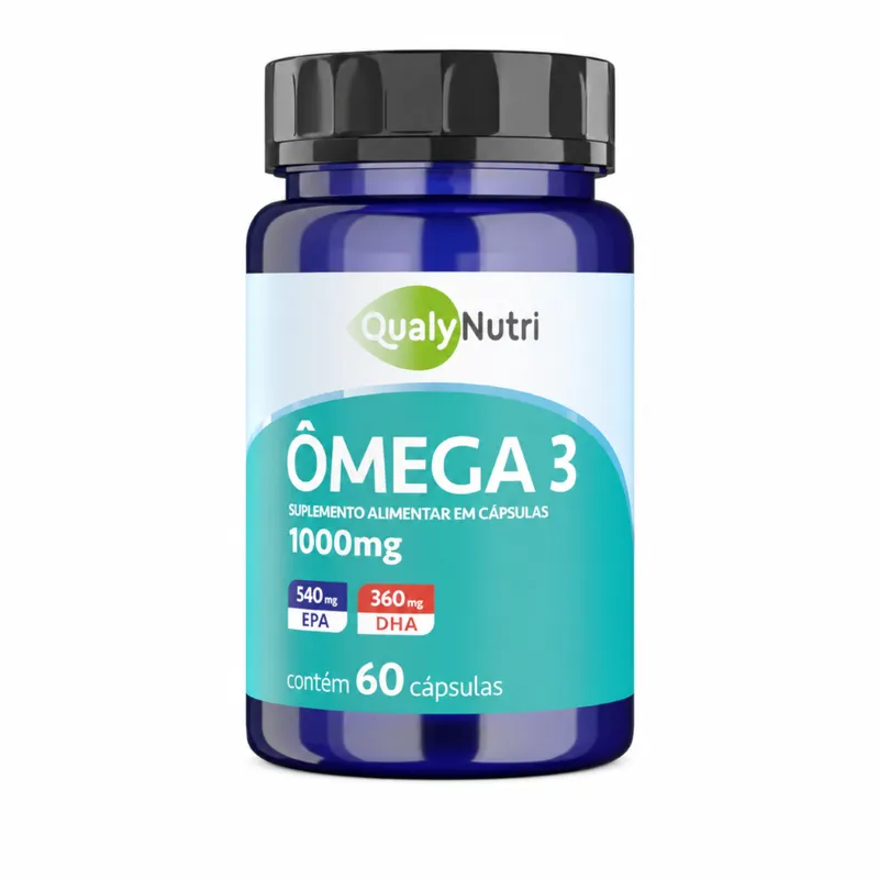 Ômega 3 Qualynutri 1000mg 60 Cápsulas