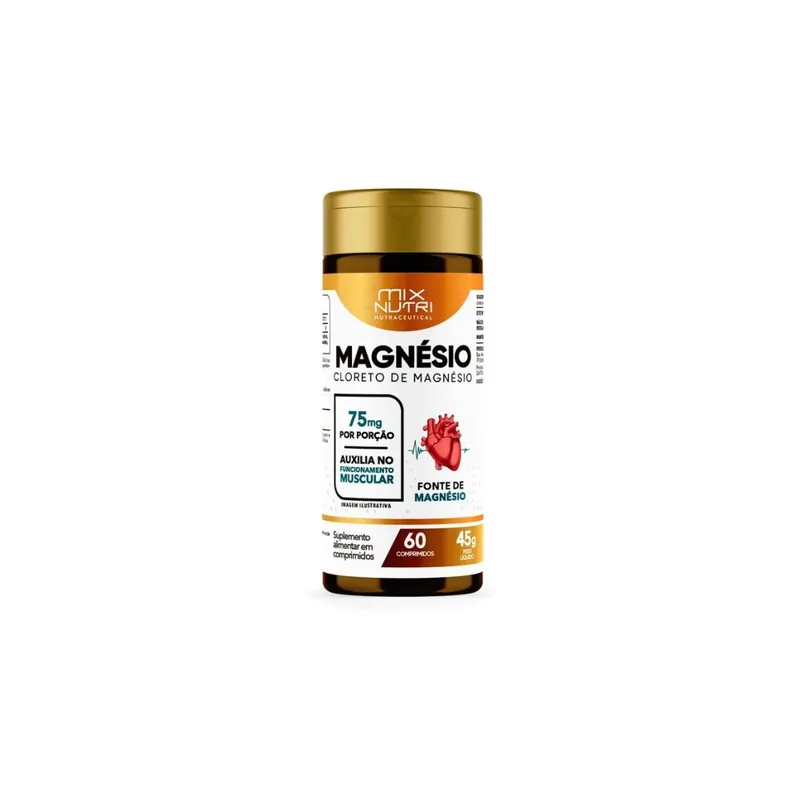 Cloreto de Magnésio 60 Cápsulas MIX Nutri