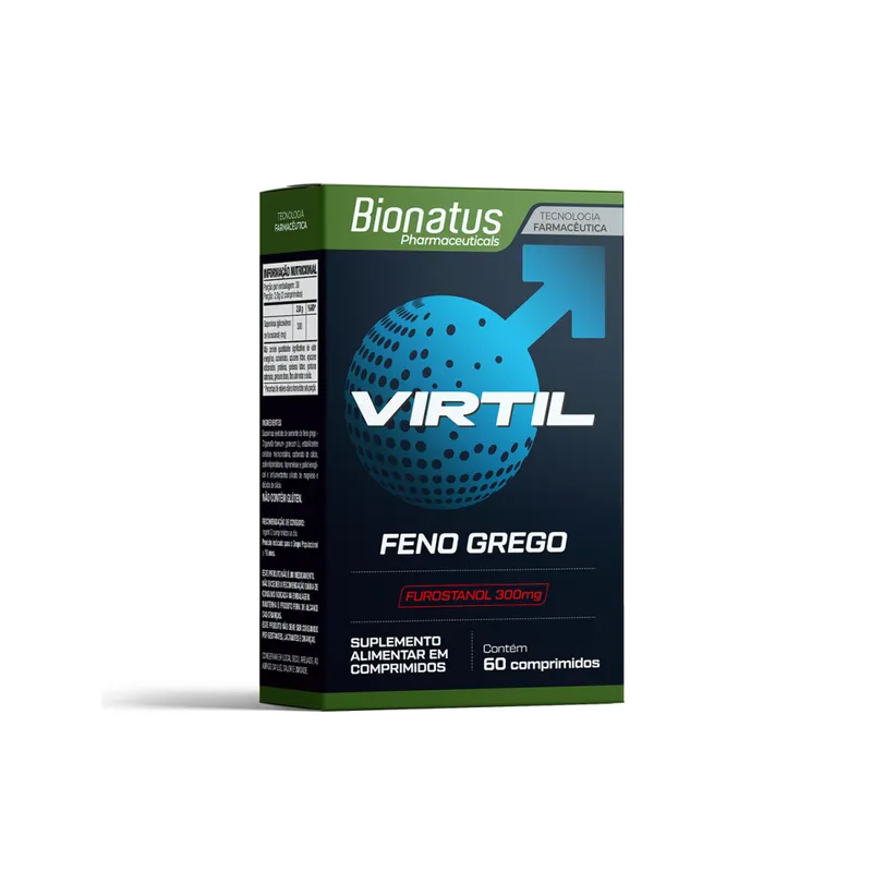 Virtil Feno Grego Bionatus 60 Comprimidos