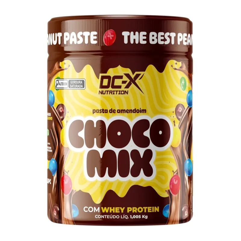 Pasta de Amendoim Gourmet 1kg Chocomix DCX Nutrition