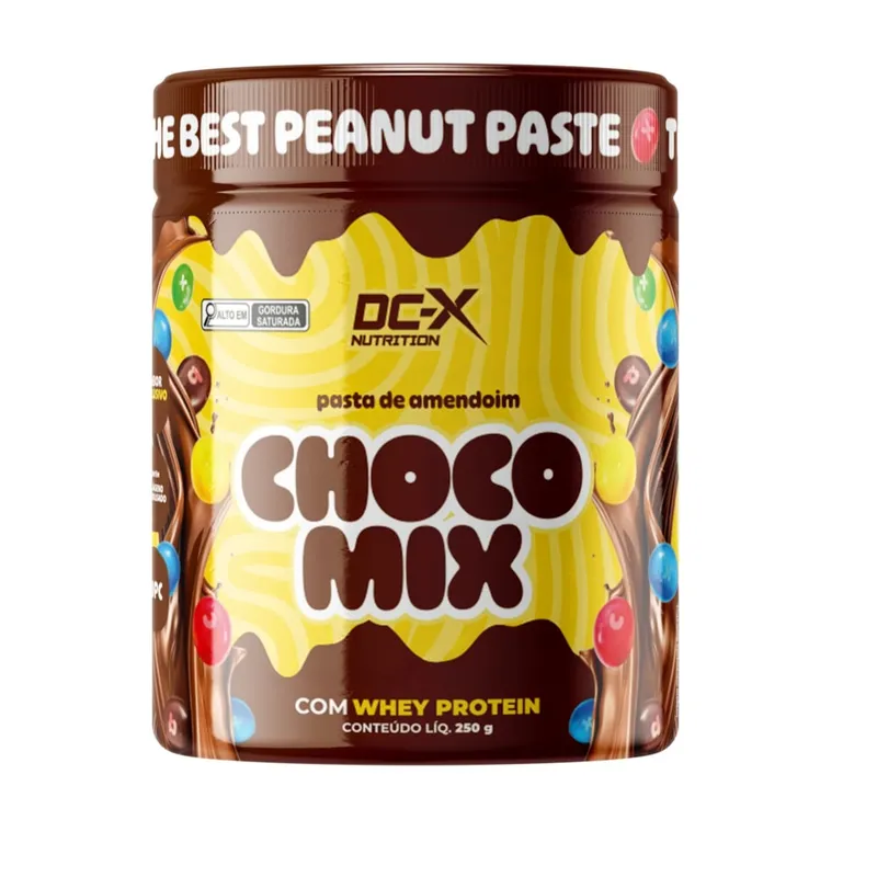 Pasta de Amendoim Gourmet 250g Chocomix DCX Nutrition