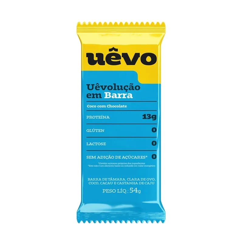 Barra de Proteína 54g Uêvo