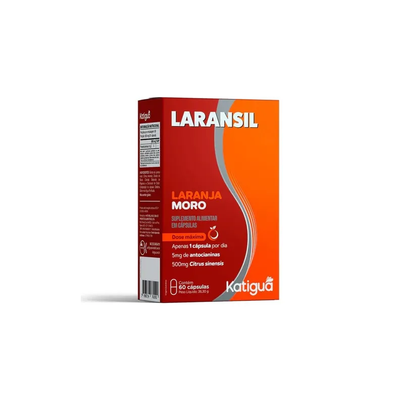Laransil Laranja Moro 60 Cápsulas Katiguá