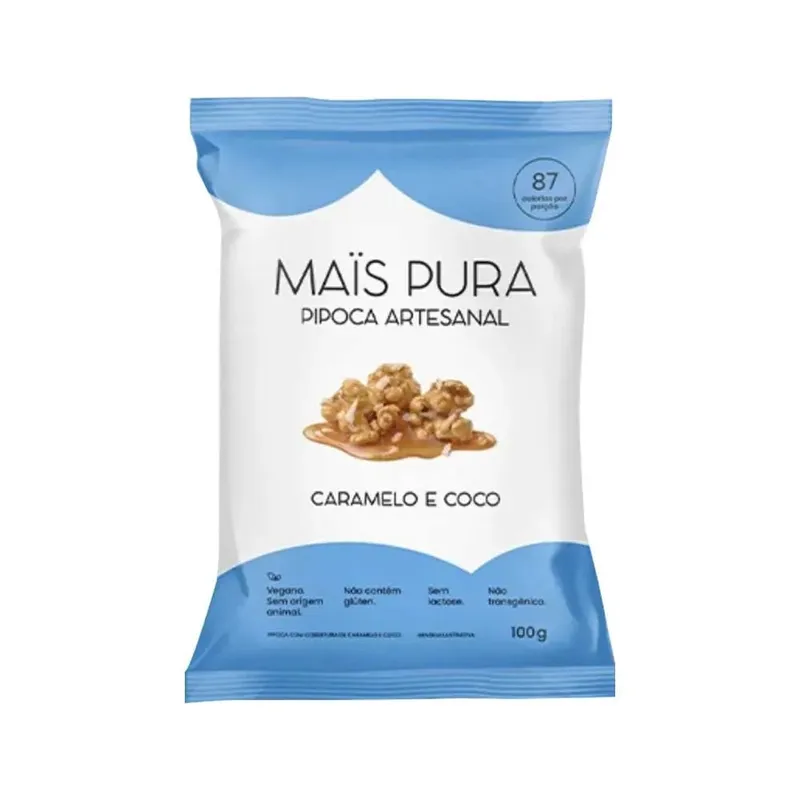 Pipoca Artesanal 100g Mais Pura