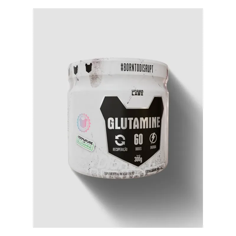 Glutamina 100% Pure BornToDisrupt Under Labz 300g