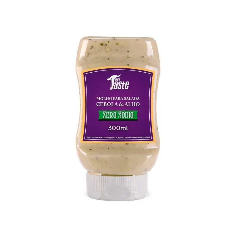 Molho para Salada Cebola e Alho 300ml Mrs. Taste