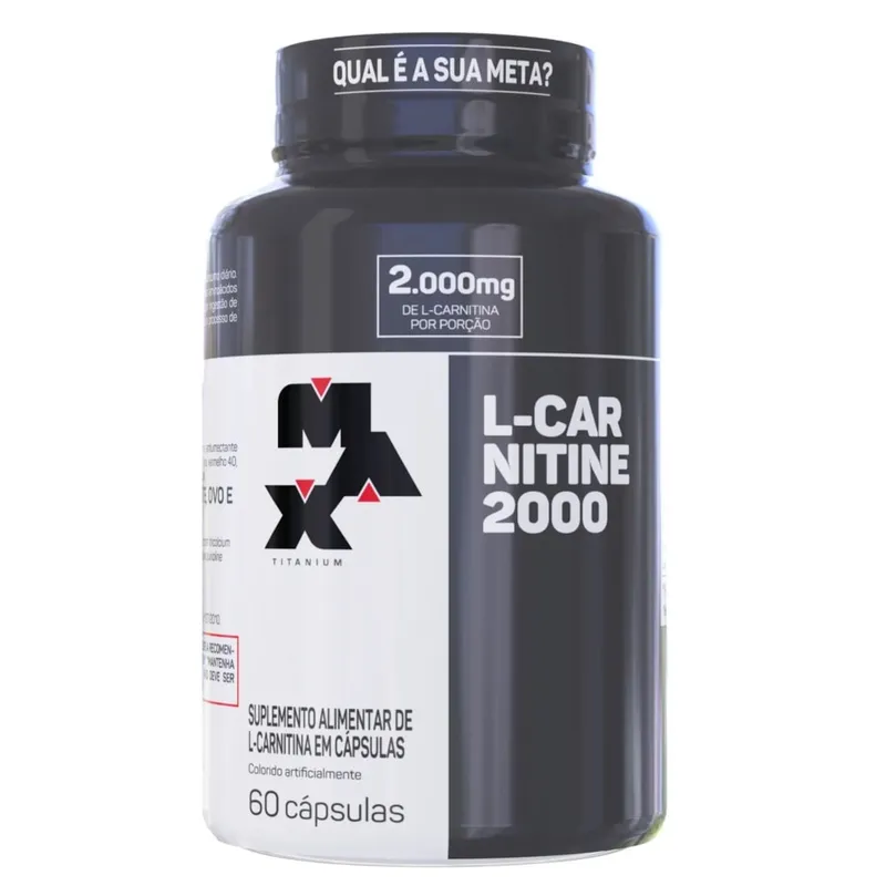 L Carnitina 60 Cápsulas Max Titanium