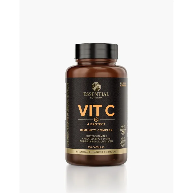 Vit C 4 Protect 180 Cápsulas Essential Nutrition