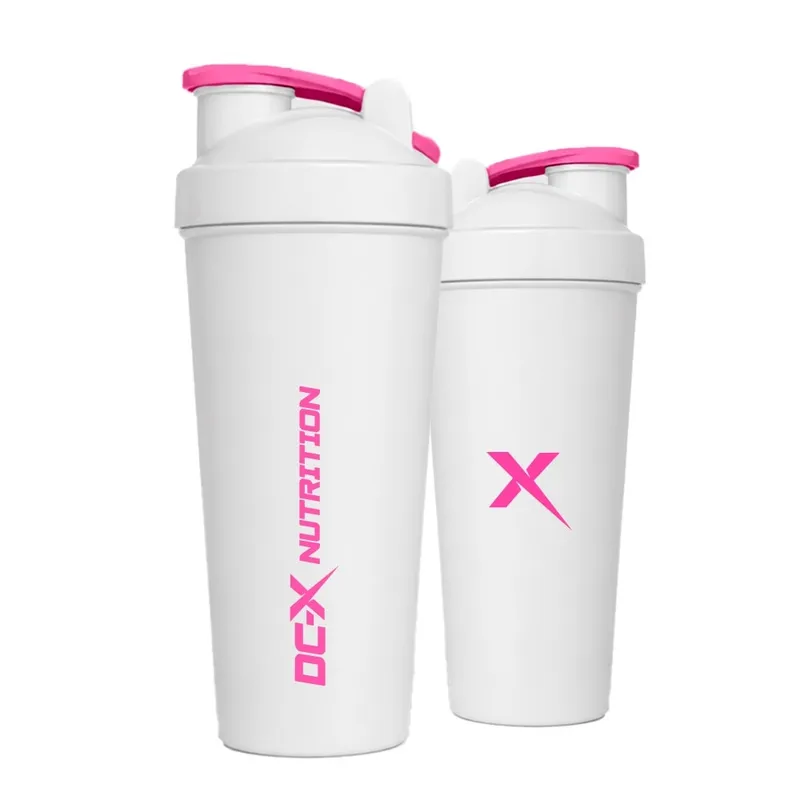Coqueteleira Branca e Rosa DCX Nutrition