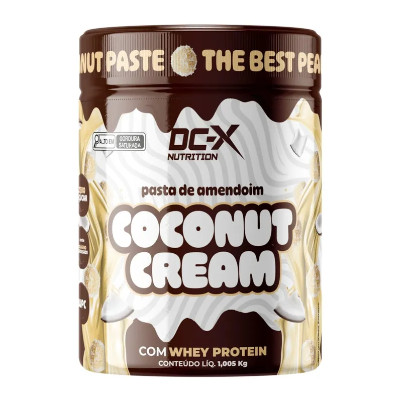 Pasta de Amendoim Gourmet 1kg Coconut DCX Nutrition