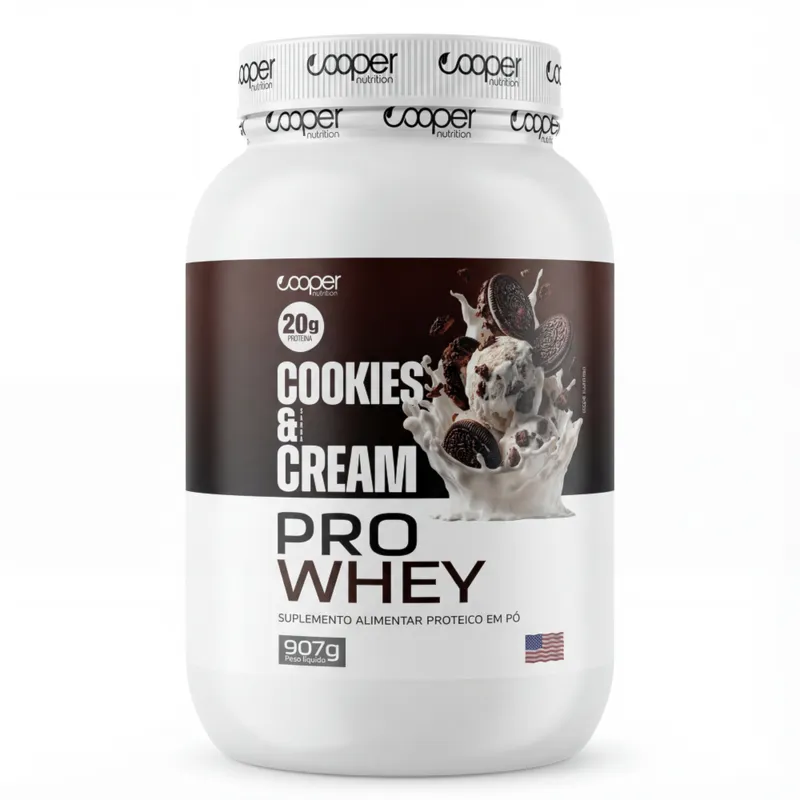 Pro Whey Cookies & Cream Cooper Nutrition 907g