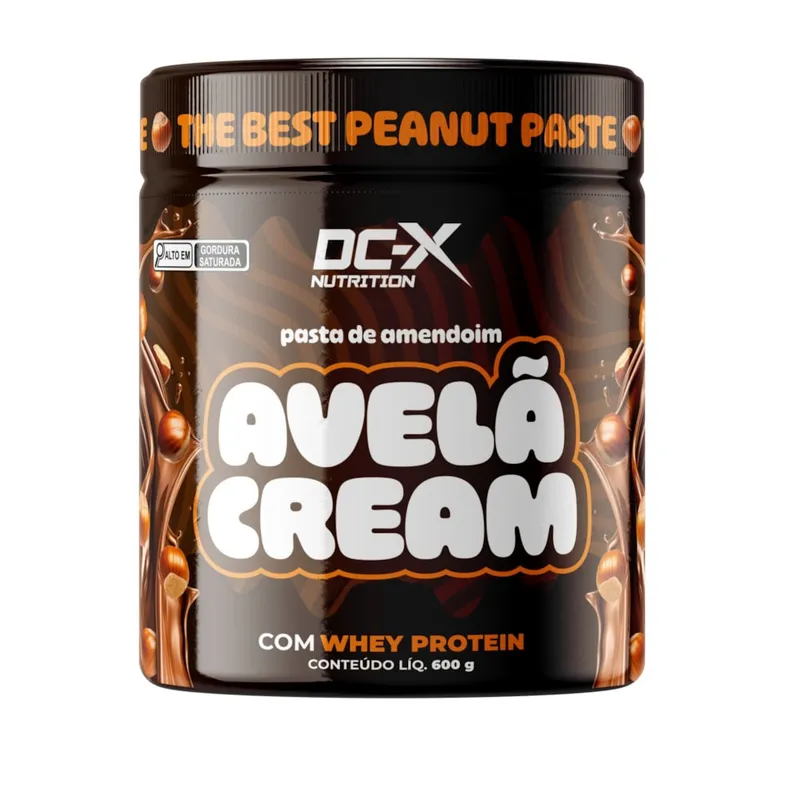 Pasta de Amendoim Gourmet 600g Avelã DCX Nutrition