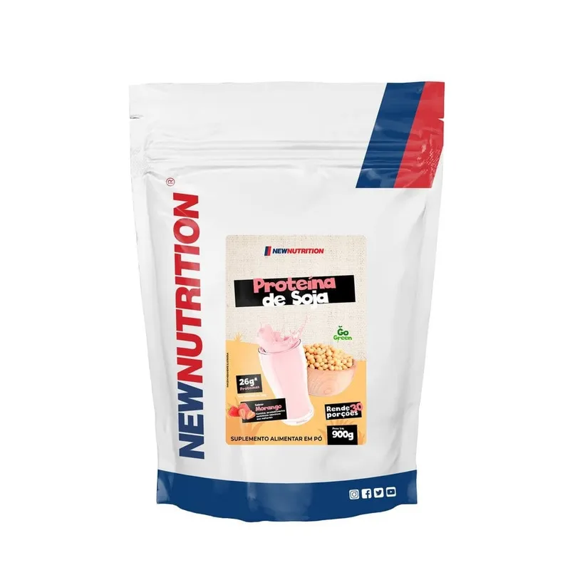 Soy Protein 900g Refil New Nutrition