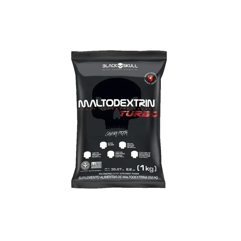 Maltodextrin Turbo 1kg Refil Black Skull