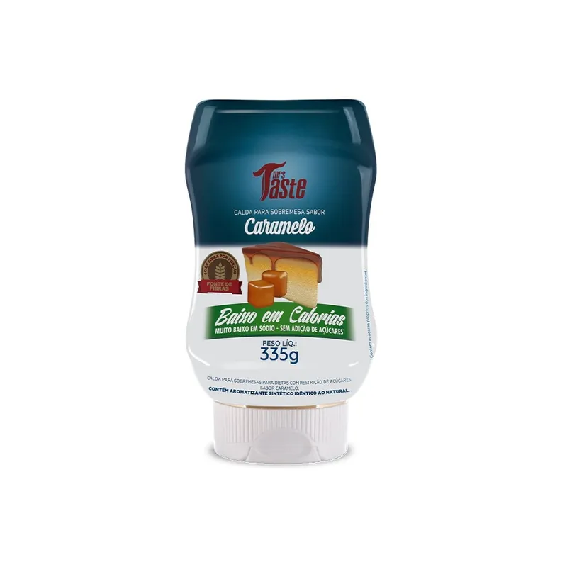 Calda para Sobremesa Sabor Caramelo 335g Mrs. Taste