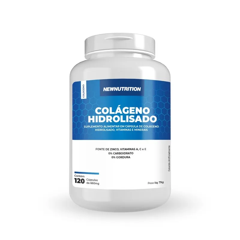 Colageno Hidrolisado 120 Cápsulas New Nutrition