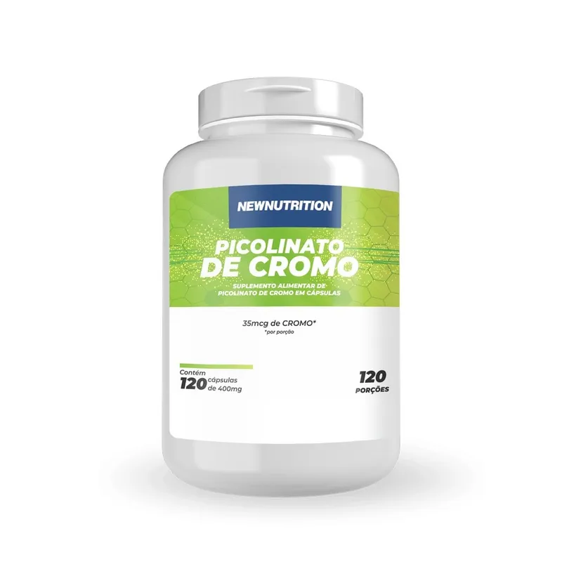 Picolinato de Cromo 120 Cápsulas New Nutrition