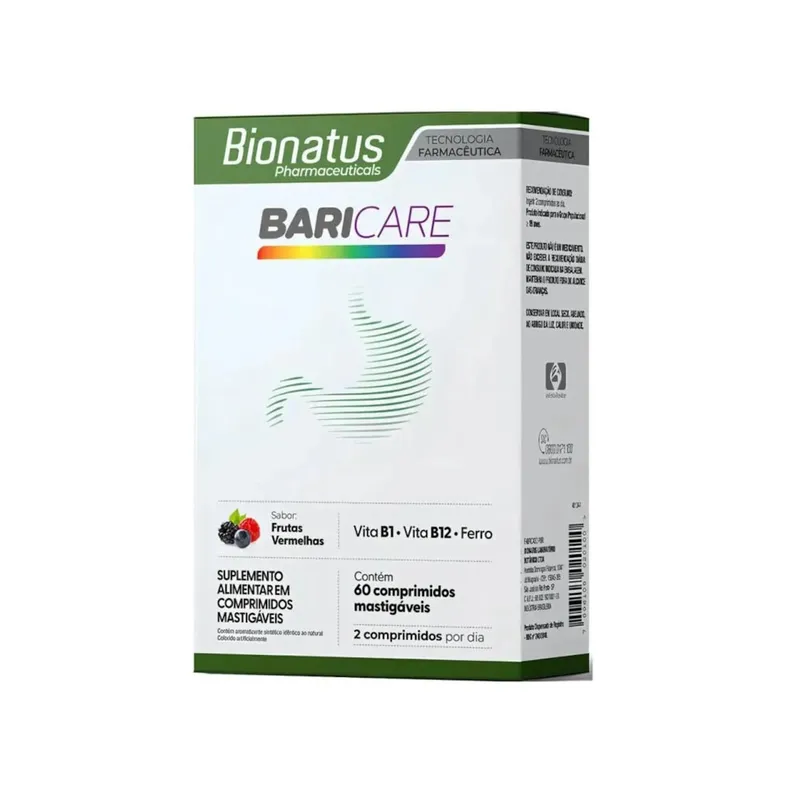 Baricare Bionatus 60 Comprimidos Mastigáveis