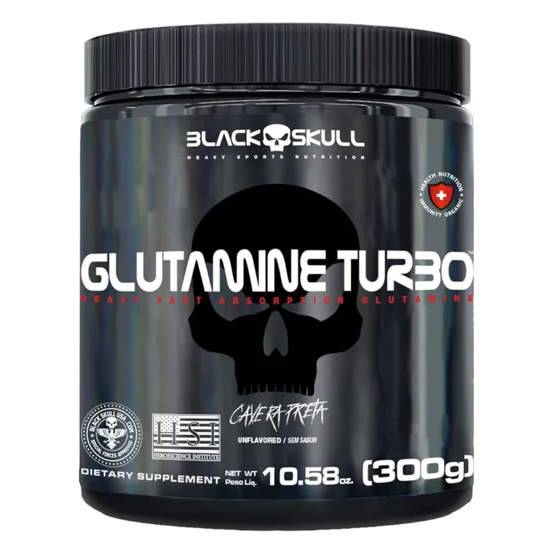 Glutamine Turbo 300g Black Skull