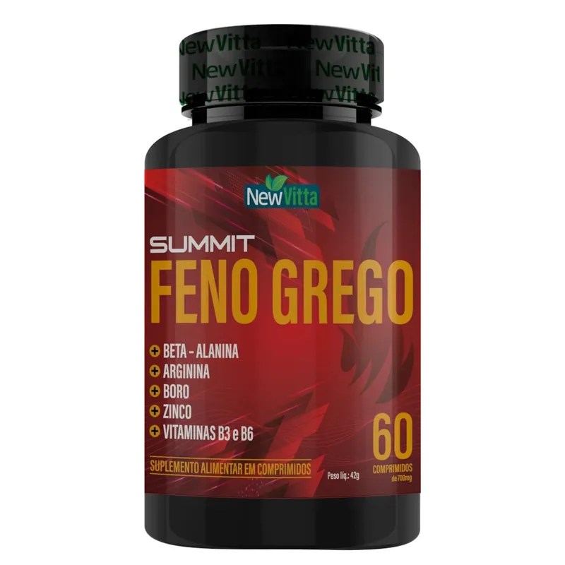 Feno Grego + Vitaminas 60 Comprimidos New Vitta