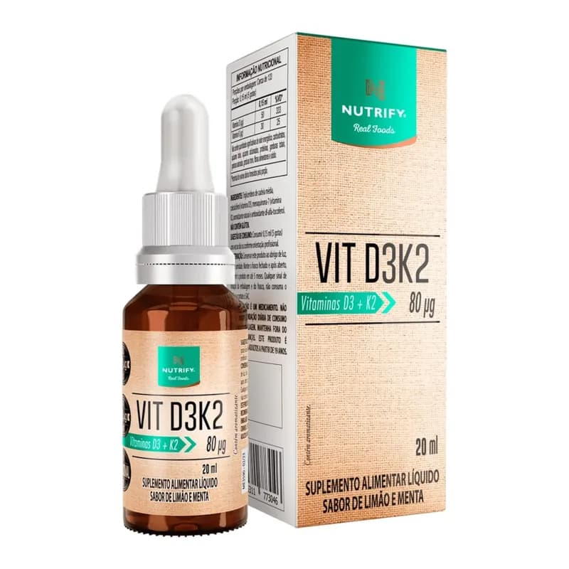 Vit D3+k2 20ml Nutrify