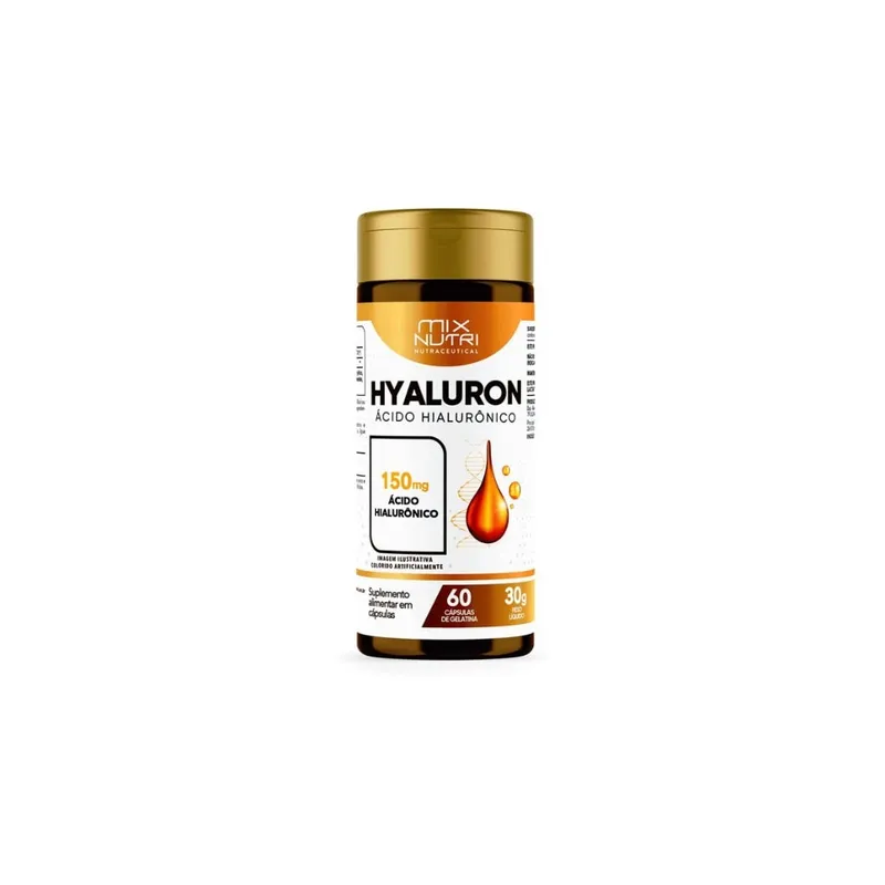 Ácido Hialurônico 150mg 60 Cápsulas MIX Nutri