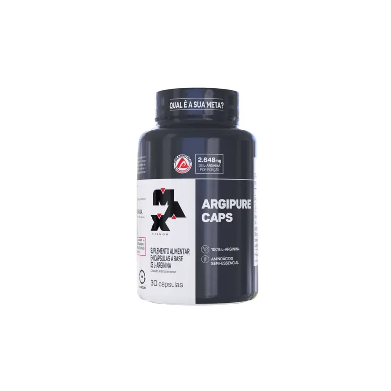 Argipure 30 Cápsulas Max Titanium