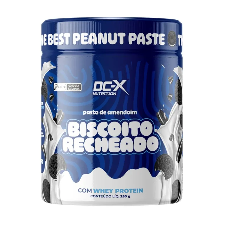 Pasta de Amendoim Gourmet DCX 250g Biscoito Recheado