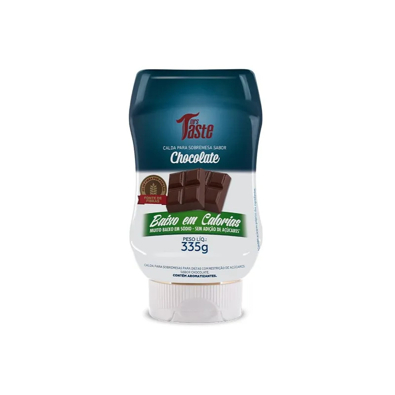 Calda para Sobremesa Sabor Chocolate 335g Mrs. Taste